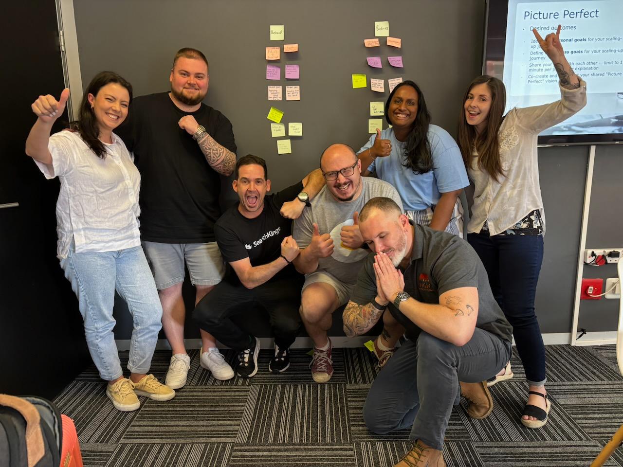 The SearchKings Africa team at a ScaleUp session
